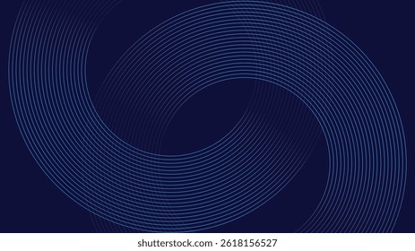Modern abstract background with glowing blue lines