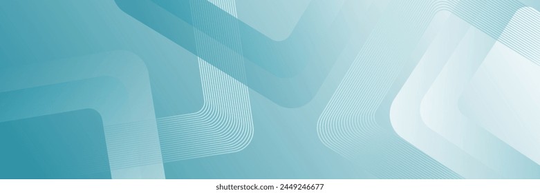 Modern abstract background with glowing geometric shapes. Modern shiny white gradient lines pattern design. Simple clean graphic elements. Futuristic style. Vector