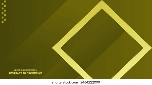 moderno fondo abstracto oro con Elementos cuadrados 