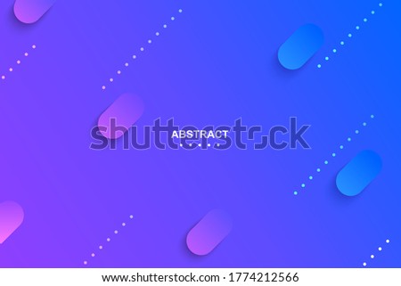 Modern abstract background with gradient and geometric elements. Vector illustration. Template for presentation, banner, web page, landing page, poster, flyer.