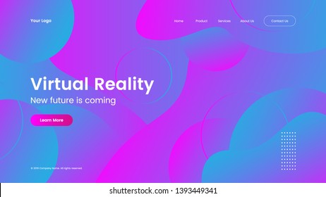 modern abstract background gradient landing pages