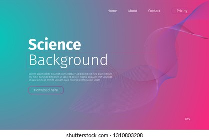 Modern abstract background with gradient line pattern. Colorful vector illustration for landing page. Eps10 vector.