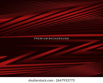 Modern abstract background with gradient red lines that creates a dynamic visual effect and is suitable for a variety of luxury digital designs.