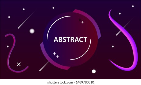 modern abstract background with gradient shape composition, eps 10 vector.