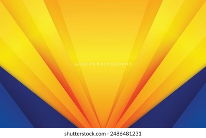 modern abstract background gradients yellow, orange and blue color