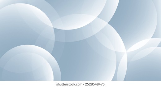 Modern abstract background, gray and white gradations, circle effect simple 