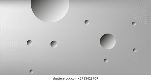 Fondo abstracto moderno con Elementos de gradación en blanco gris con el tema de la tecnología digital.