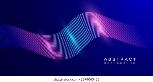 Modern abstract background, great design for any purposes. siness template for paper design. 3d blue cover design on soft dark background. 3d graduient pattern on soft dark background.