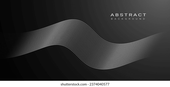 Moderner abstrakter Hintergrund, großartiges Design für jeden Zweck. süness-Vorlage für das Papierdesign. 3D-blaues Cover-Design auf dunklem Hintergrund. 3D-Muster auf dunklem, weichem Hintergrund.