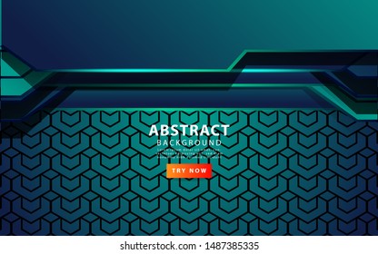 modern abstract background with green line. vector illustration