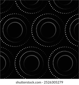 Modern abstract background. Halftone dots in circle form. Round logo. Vector dotted frame. Design element or icon