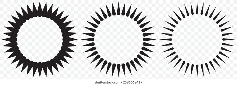 Modern abstract background. Halftone dots in circle form. Spiral logo, icon or design element. Black dots on a white background and white dots on the black side. EPS 10.