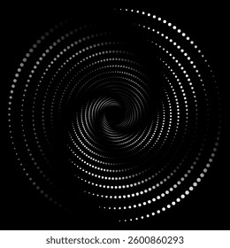 Modern abstract background. Halftone dots in circle form. Round logo  design element or icon. modern dots concept