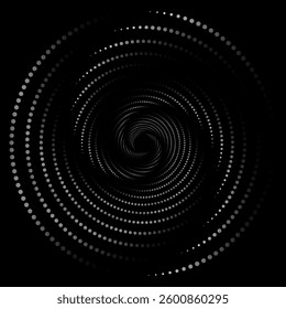 Modern abstract background. Halftone dots in circle form. Round logo  design element or icon. modern dots concept