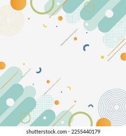 Modern abstract background with halftone elements composed of geometric shapes and lines