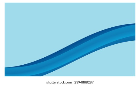 Modern abstract background with halftone gradient. Dark blue background. Blue Waves. Vector background.