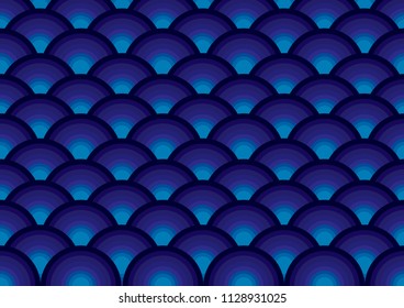 Modern Abstract Background. Hipster modern geometric. Fish scale. Water wave. textured background. Business template. Tao-cosmic.