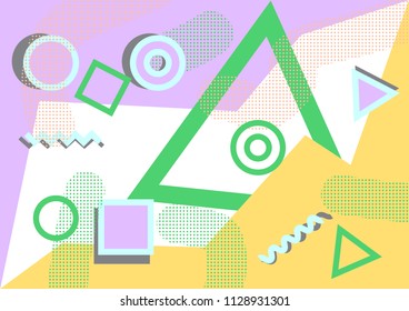 Modern Abstract Background. Hipster modern geometric. textured background. Business template. Tao-cosmic.