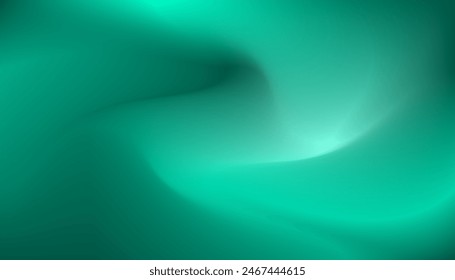 Modern abstract background illustration. Delicate atmosphere template with hazy cobalt aqua green colors for banner, surface, advertisement, display, backdrop, decorative