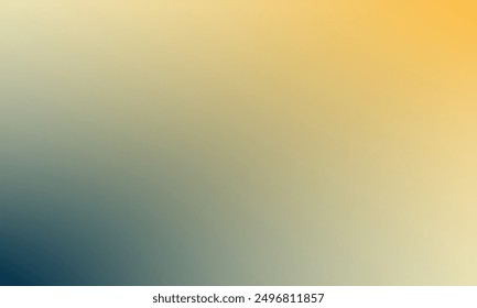 Modern abstract background illustration. Delicate atmosphere template with hazy yellow cream and blue colors for banner, surface, advertisement, display, decoration, poster, flier, web, page, cover