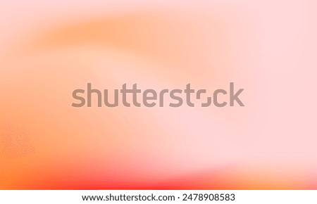 Modern abstract background illustration. Delicate atmosphere template with hazy red orange colors for banner, surface, advertising, display, decoration, poster, flier, page, cover, idea, backdrop