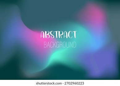 Una ilustración de fondo abstracta moderna con Formas fluidas y colores armoniosos. Ideal para su uso en proyectos de Diseño gráfico, cabeceras de Sitio web, carteles, presentaciones, diseños de redes sociales