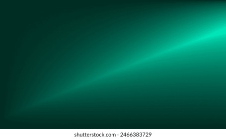 Modern abstract background illustration. Smooth galaxy atmosphere template with dark aqua green colors