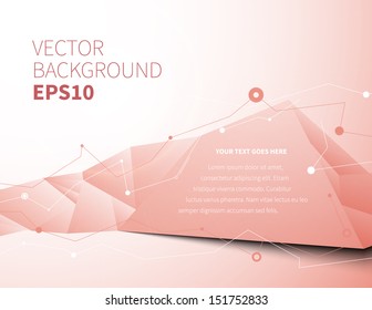 Modern abstract background illustration with vector design elements