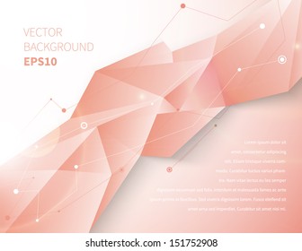 Modern abstract background illustration with vector design elements