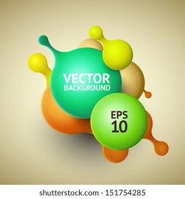Modern abstract background illustration with vector design elements
