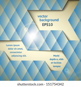 Modern abstract background illustration with vector design elements