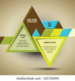 Modern abstract background illustration with vector design elements
