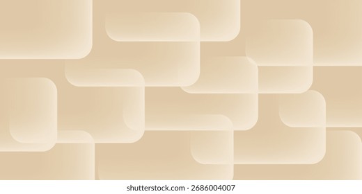 Fundo abstrato moderno com padrões geométricos em camadas de diamante em tons bege suave, ideal para luxo e projetos corporativos. Design moderno na moda em vetor Ilustração