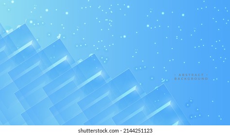Modern abstract background in light blue color suitable for Presentations, brochures, posters, business cards and more