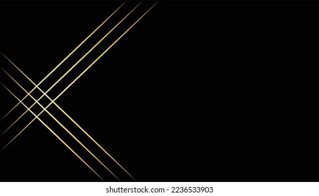 Modern abstract background with light golden line