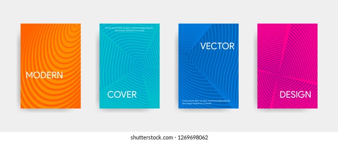 Modern abstract background with line pattern. Vector illustration.