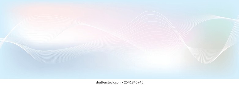 Modern Abstract background. Line wave glowing effect illustration vector. Professional future technology digital design concept. Vector illustrator.