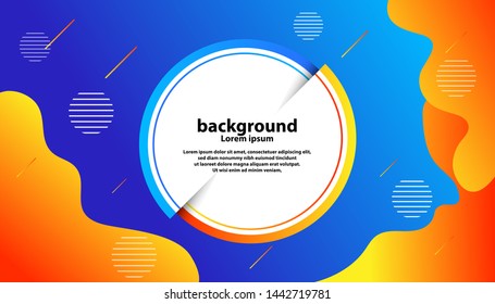 modern abstract background with line and white circle.