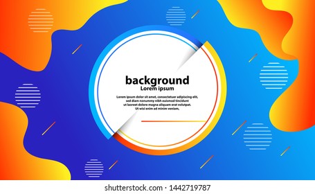 modern abstract background with line and white circle.