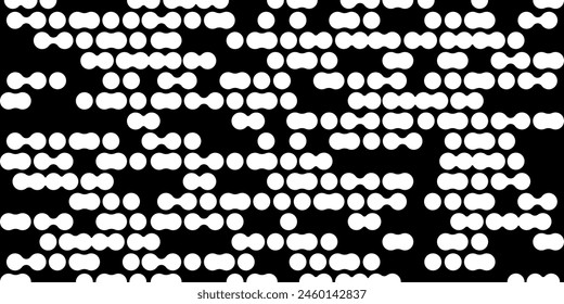 Modern abstract background with liquid elements pattern. Rounded halftone transition lines. Vector EPS 10