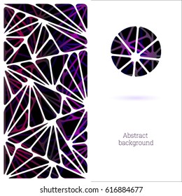 Modern abstract background and logo design