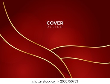 Modern abstract background with luxury golden decoration. Elegant abstract trendy universal background templates. Minimalist tech vector design