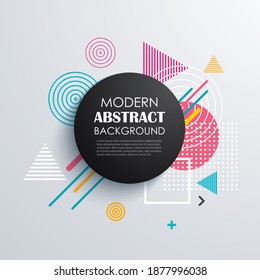 Diseño de material de fondo abstracto moderno