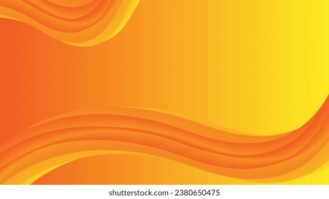 Modern abstract background with memphis elements in yellow and orange gradients and retro themed for posters, banners and website landing pages.