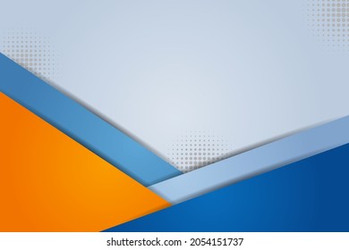 Antecedentes abstractos modernos Diagonal minimalista superpuesta azul y naranja colorido