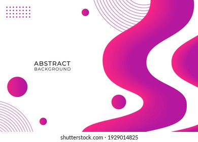 Modern abstract background, minimalistic 3d wave style fluid vector design with decorative curved lines and small circles, can be used for banners, covers, posters, flyers, etc.