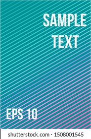 Modern abstract background. Minimalistic colorful cover. The future template for decorating the background of albums, business brochures, banner, poster.