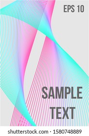 Modern abstract background. Minimalistic colorful cover. Geometric future template for flyer, poster, brochure and invitation.