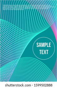 Modern abstract background. Minimalistic colorful cover. The future template for decorating the background of albums, business brochures, banner, poster.