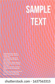 Modern abstract background. Minimalistic colorful cover. Geometric future template for flyer, poster, brochure and invitation.